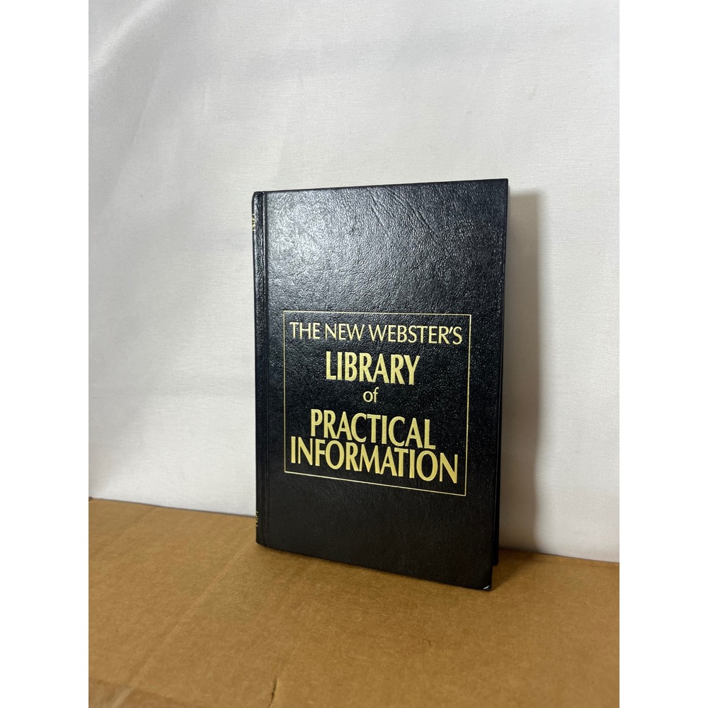 The New Websters‎ Library of Practical Information Grammar Guide Black Hardcover